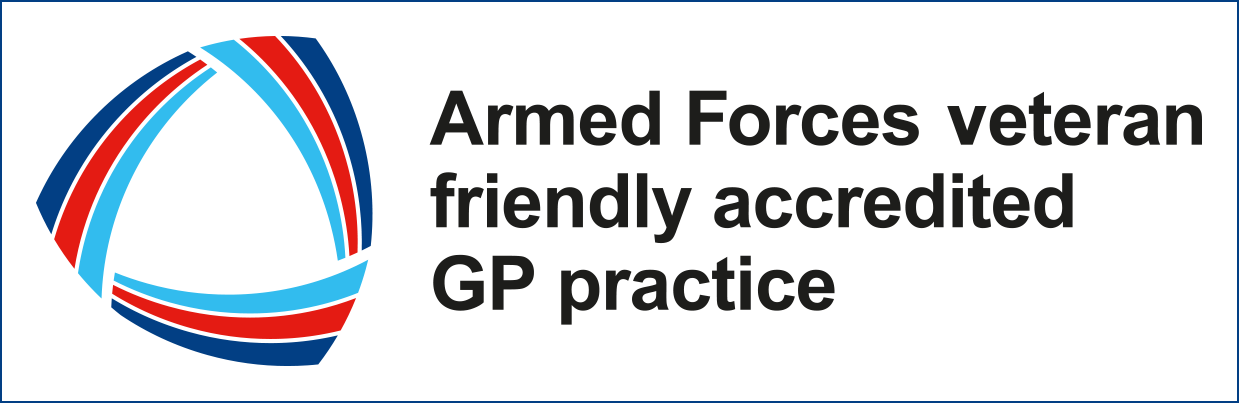 NHS England veteran friendly accreditation logo